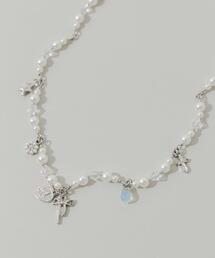 SMELLY | キラキラチャームパールネックレス(ネックレス)