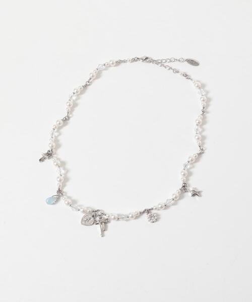 SMELLY（スメリー）の「キラキラチャームパールネックレス（ネックレス・レディース・シルバー系その他・-）」の10枚目の写真