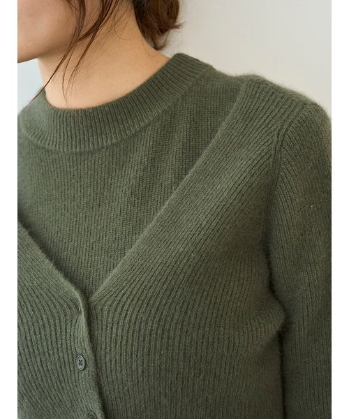 ラクーン畦ショートカーディガン（カーディガン/ボレロ）｜SNIDEL