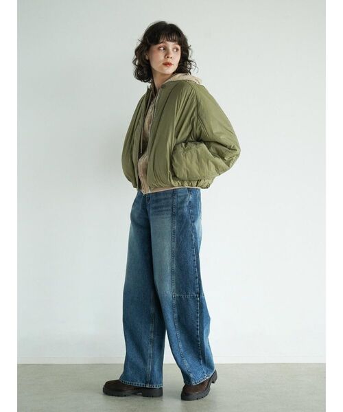 FIKA.(フィーカ)の「Volume short blouson(その他アウター・レディース・ミント/オフホワイト/カーキ・MEDIUM)」の10枚目の写真