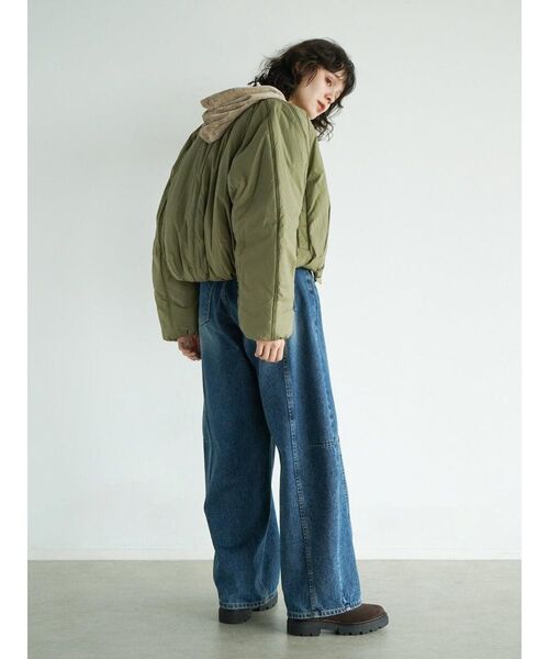 FIKA.(フィーカ)の「Volume short blouson(その他アウター・レディース・ミント/オフホワイト/カーキ・MEDIUM)」の11枚目の写真