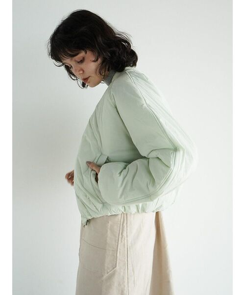 FIKA.(フィーカ)の「Volume short blouson(その他アウター・レディース・ミント/オフホワイト/カーキ・MEDIUM)」の15枚目の写真