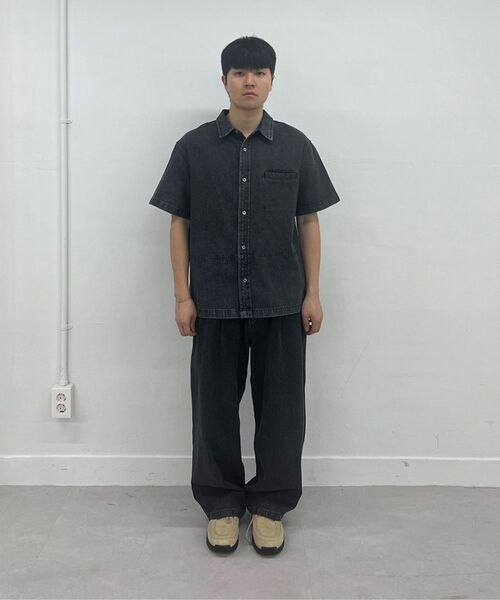Millo Archive（ミロ アーカイブ）の「イージードロップデニムパンツ[ブラック]（デニムパンツ・メンズ・その他・MEDIUM/LARGE/X-LARGE）」の6枚目の写真