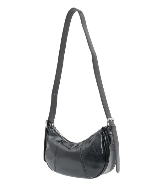 earth music&ecology（アースミュージックアンドエコロジー）の「ハーフムーンバッグ（ハンドバッグ・レディース・シルバー/ブラック・FREE）」の17枚目の写真