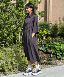 THOUSAND MILE（サウザンドマイル）の「【THOUSAND MILE】3/4 SLEEVE SNAP OP（ワンピース）」