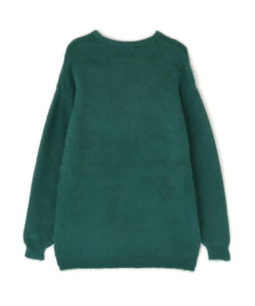 DANKE SCHON（ダンケシェーン）の「【WEB&DEPOT限定】DankeSchon/ダンケシェーン/SHAGGY CREWNECK（ニット/セーター・メンズ・ホワイト/モスグリーン/ブラック・XL/L/M）」の14枚目の写真