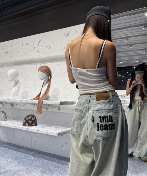 THE MYSTERIOUS HOTEL（ザミステリアスホテル）の「TMH WASHED LOGO DN [3 Size]（デニムパンツ・レディース・その他・SMALL/MEDIUM/LARGE）」の6枚目の写真