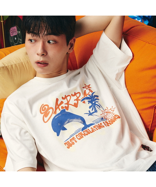 GAKKAI UNIONS(ガッカイユニオンズ)の「アラウンドサマー 半袖Tシャツ ココナッツホワイト(Tシャツ/カットソー・レディース・その他・LARGE/MEDIUM)」の1枚目の写真