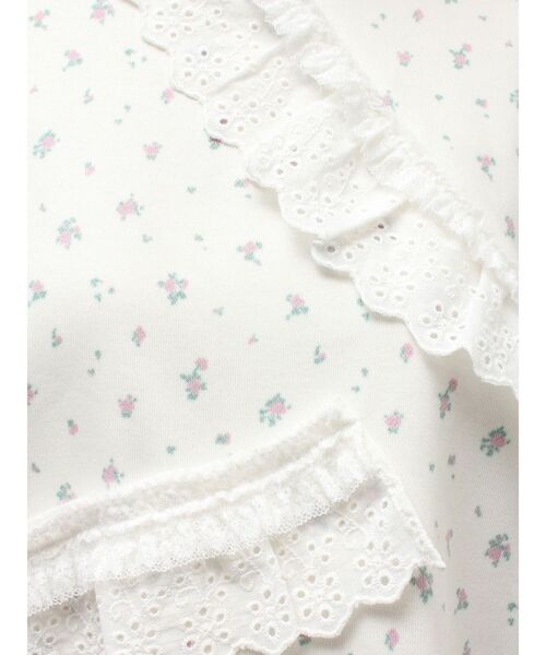 merry jenny（メリージェニー）の「flowerレーススウェット（スウェット・レディース・グレー/オフホワイト・FREE）」の6枚目の写真