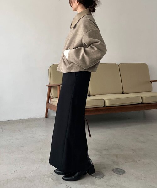 2WAY】スタンドウールショートコート（その他アウター）｜CAPRICIEUX