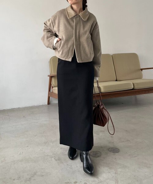 2WAY】スタンドウールショートコート（その他アウター）｜CAPRICIEUX