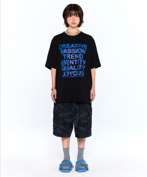 F.ILLUMINATE（フィルミネイト）の「サークルブラーロンドTシャツ-ブルー（Tシャツ/カットソー・レディース・その他・MEDIUM/LARGE/SMALL）」の8枚目の写真
