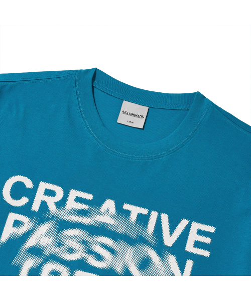 F.ILLUMINATE（フィルミネイト）の「サークルブラーロンドTシャツ-ブルー（Tシャツ/カットソー・レディース・その他・MEDIUM/LARGE/SMALL）」の9枚目の写真