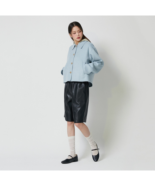 LAP(ラップ)の「レザー バミューダパンツ AQ3LP861(その他パンツ・レディース・ブラック・FREE)」の5枚目の写真