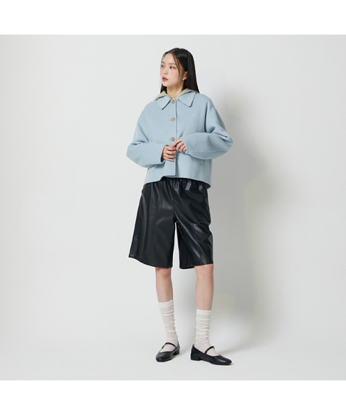 LAP(ラップ)の「レザー バミューダパンツ AQ3LP861(その他パンツ・レディース・ブラック・FREE)」の6枚目の写真