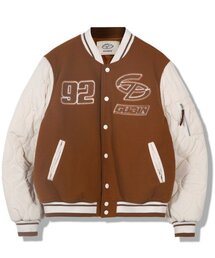 GUBIN（グビン）の「キルティングポイントバスティジャケット - ブラウン（スタジャン）」