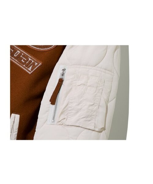 GUBIN(グビン)の「キルティングポイントバスティジャケット - ブラウン(スタジャン・レディース・その他・MEDIUM/LARGE)」の4枚目の写真