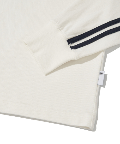 URBANDTYPE(アーバンディタイプ)の「フットボールジャージロングスリーブ_ホワイト(Tシャツ/カットソー・レディース・その他・SMALL/MEDIUM/LARGE)」の7枚目の写真