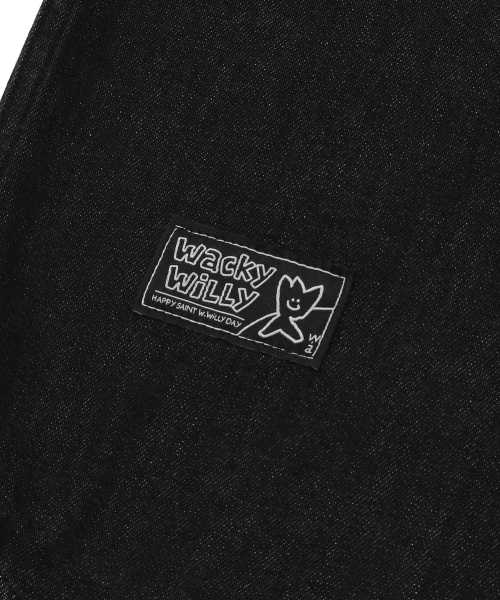 Wacky WiLLy（ワッキーウィリー）の「ウォッシュドデニム長袖シャツブラック（シャツ/ブラウス・レディース・その他・SMALL/MEDIUM/LARGE）」の6枚目の写真