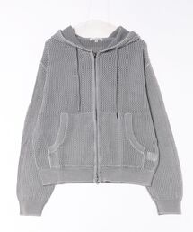 セール】Y2Kグランジ スプレー加工 ダブルジップ ショート丈 ジップ