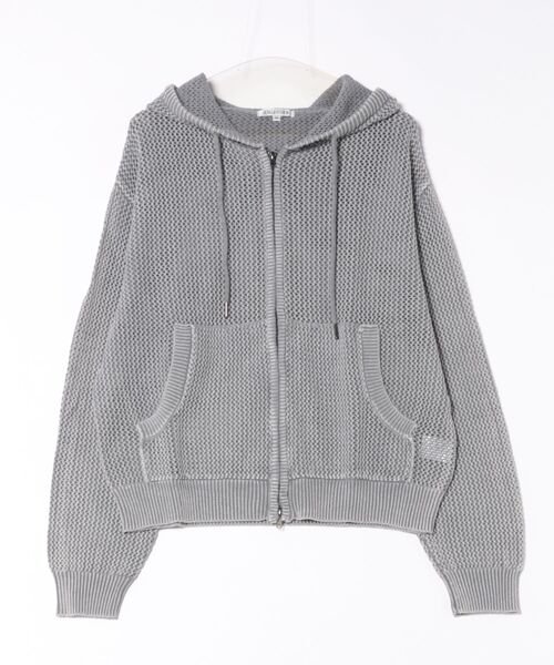 efu ヴィンテージ 加工 ショート丈 ダブルジップ フード付き パーカー efu ヴィンテージ 加工 ショート丈 ダブルジップ フード付き パーカー