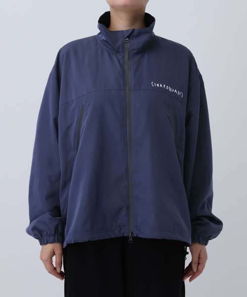 ALAND（エーランド）の「【UNISEX】 ALAND×INAPSQUARE／ファスナートラックジャケット（ナイロンジャケット・レディース・ブラック/ネイビー・LARGE/SMALL）」の14枚目の写真