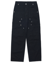 NOMANUAL（NOMANUAL）の「A.P WORK PANTS - BLACK（デニムパンツ）」