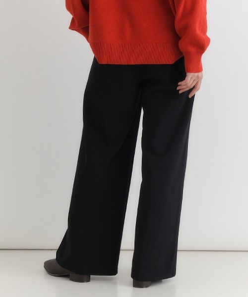 Right-on（ライトオン）の「【HONEYSUCKLE ROSE】カットジョーゼットパンツ (ゆったりシルエット シンプル おしゃれ)（その他パンツ・レディース・オフホワイト/ブラウン/ブラック・M/L/S）」の16枚目の写真