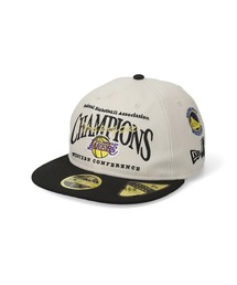 NBA(�G�k�r�[�G�[)��NBA × NEWERA × WDS LOA ANGELS LAKERS Retro Crown 9 fifty Cap(�L���b�v)