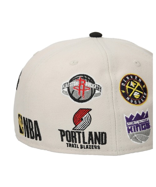 NBA（エヌビーエー）の「NBA × NEWERA × WDS LOA ANGELS LAKERS Retro Crown 9 fifty Cap（キャップ・メンズ・ホワイト・L/XL）」の5枚目の写真