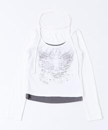 WEGO | DISPARK/【25年秋冬新作】チョーカーツキレイヤードトップ(Tシャツ/カットソー)