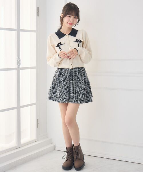 セール】ラメツイードミニSK（スカート）｜ems excite（エムズ