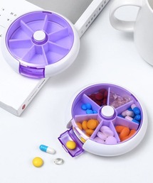 Mayree（メイリー）の「【urge select】サークルデザイン スライド式 ピルケース/サプリメントケース（その他雑貨）」