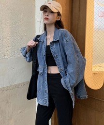 urge：（アージコロン ）の「【URGE：】オーバーサイズ デニム ジャケット（デニムジャケット）」