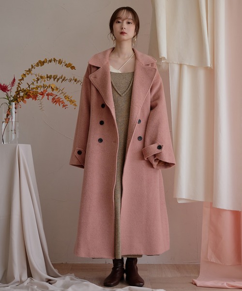 shaggy long coat / シャギーロングコート（チェスターコート