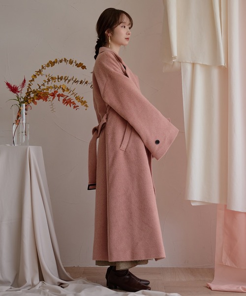 shaggy long coat / シャギーロングコート（チェスターコート