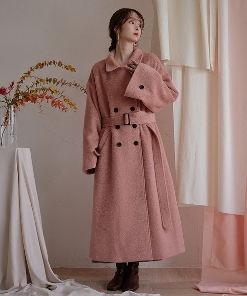 shaggy long coat / シャギーロングコート（チェスターコート