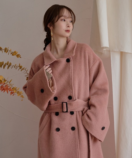 shaggy long coat / シャギーロングコート（チェスターコート