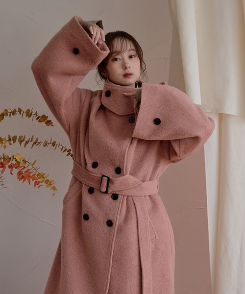 shaggy long coat / シャギーロングコート（チェスターコート
