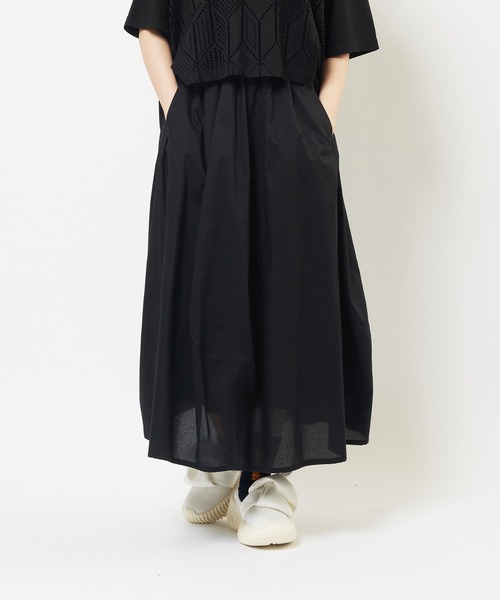 gomme(ゴム)の「ローンバルーンスカート(スカート・レディース・ブラック・MEDIUM)」の1枚目の写真