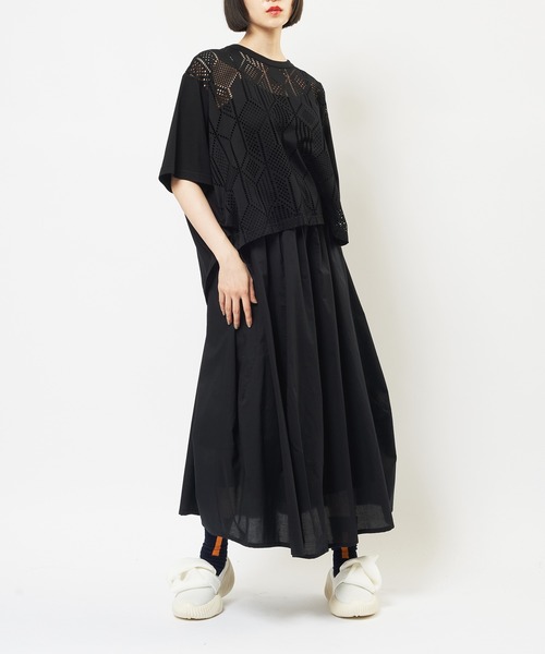 gomme(ゴム)の「ローンバルーンスカート(スカート・レディース・ブラック・MEDIUM)」の3枚目の写真