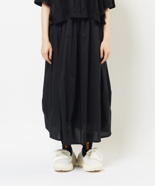 gomme(ゴム)の「ローンバルーンスカート(スカート・レディース・ブラック・MEDIUM)」の6枚目の写真