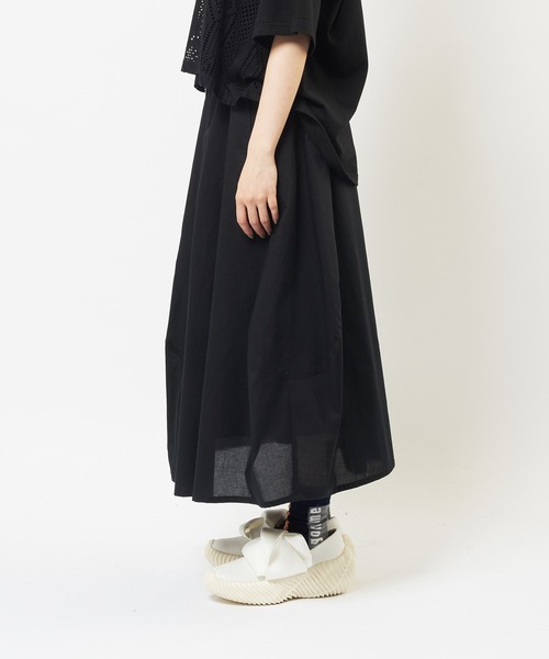 gomme(ゴム)の「ローンバルーンスカート(スカート・レディース・ブラック・MEDIUM)」の7枚目の写真