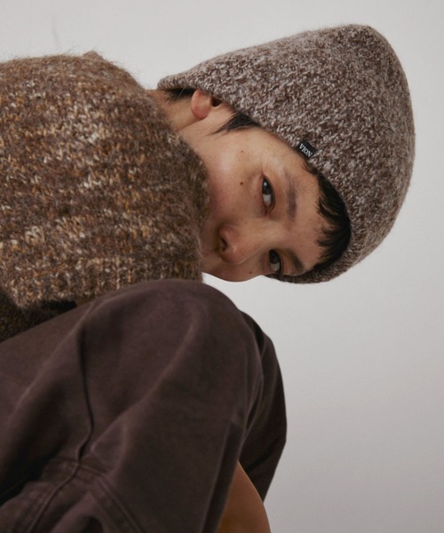 VION(ヴィオン)の「メランジニットビーニー / Melange Knit Beanie(ニットキャップ/ビーニー・レディース・グレー/ブラウン/イエロー・FREE)」の14枚目の写真