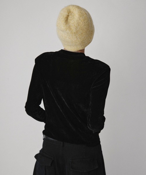 VION(ヴィオン)の「メランジニットビーニー / Melange Knit Beanie(ニットキャップ/ビーニー・レディース・グレー/ブラウン/イエロー・FREE)」の16枚目の写真
