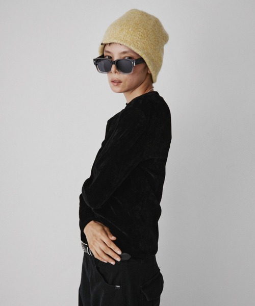 VION(ヴィオン)の「メランジニットビーニー / Melange Knit Beanie(ニットキャップ/ビーニー・レディース・グレー/ブラウン/イエロー・FREE)」の15枚目の写真