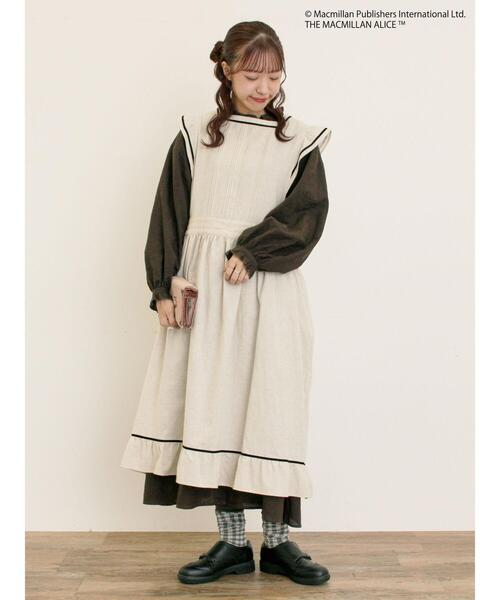 Samansa Mos2（サマンサ モスモス）の「【Alice×Samansa Mos2】柄アソート刺繍ソックス（ソックス/靴下・レディース・サックスブルー/グレー/チャコールグレー・F）」の6枚目の写真