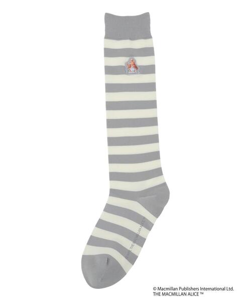 Samansa Mos2（サマンサ モスモス）の「【Alice×Samansa Mos2】柄アソート刺繍ソックス（ソックス/靴下・レディース・サックスブルー/グレー/チャコールグレー・F）」の16枚目の写真