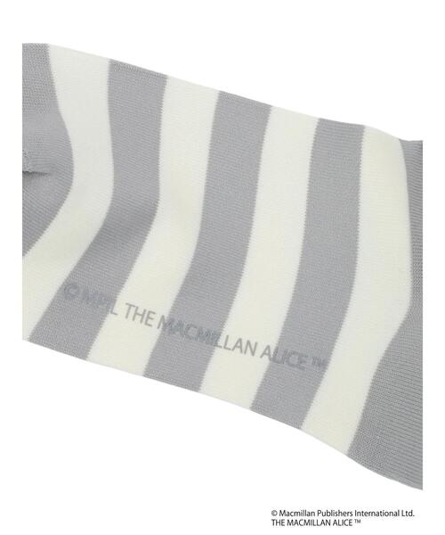 Samansa Mos2（サマンサ モスモス）の「【Alice×Samansa Mos2】柄アソート刺繍ソックス（ソックス/靴下・レディース・サックスブルー/グレー/チャコールグレー・F）」の22枚目の写真