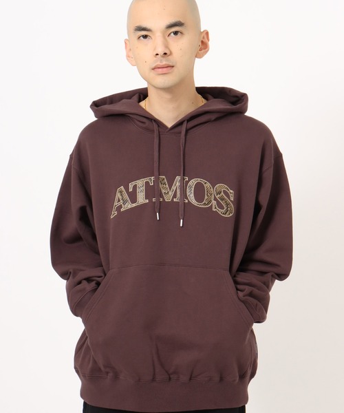 atmos(アトモス)の「atmos Python Pattern Logo Hoodie / アトモス パイソン パターン ロゴ フーディ(パーカー・メンズ・グレー/ブラック/ブラウン・M/L/XL)」の3枚目の写真